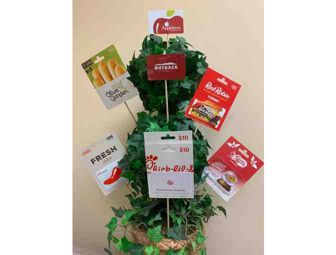 Mixed Meal #4 Gift Card Bouquet