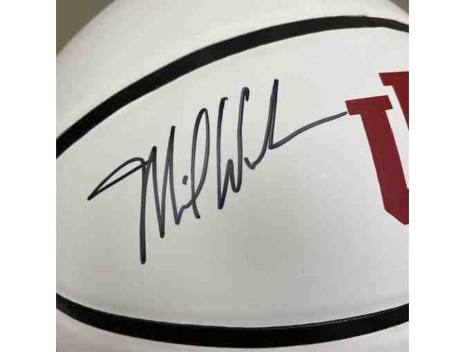 Autographed IU Basketball *Coach Mike Woodson*