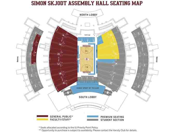 2 Tickets IU Men's Basketball vs Morehead State