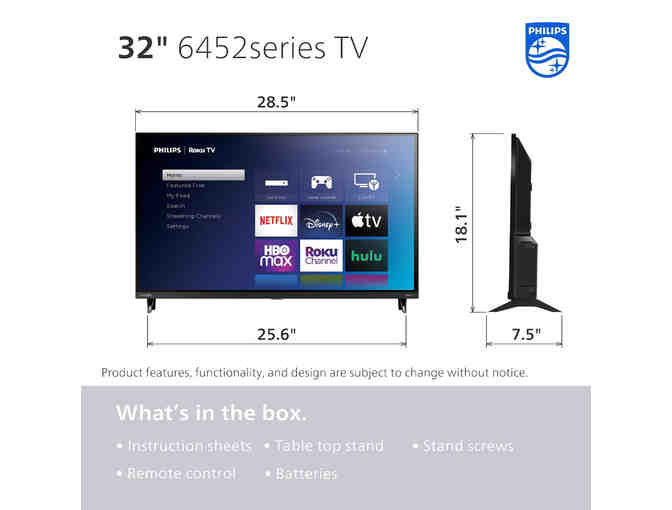 32' Philips Roku TV