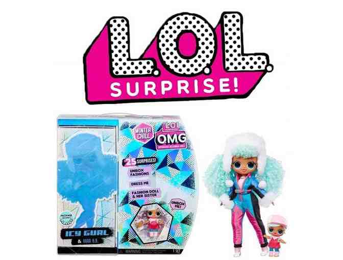 LOL Surprise! OMG Winter Chill Icy Gurl Fashion Doll and Brrr B.B. Doll