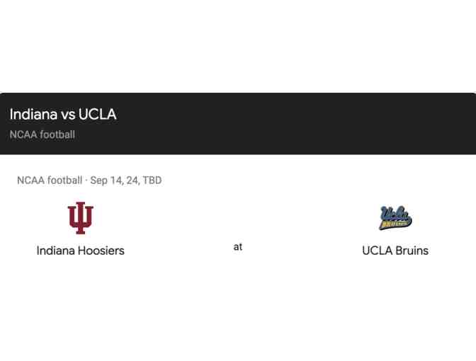 UCLA Football game vs. Indiana: Two Tickets - Photo 3