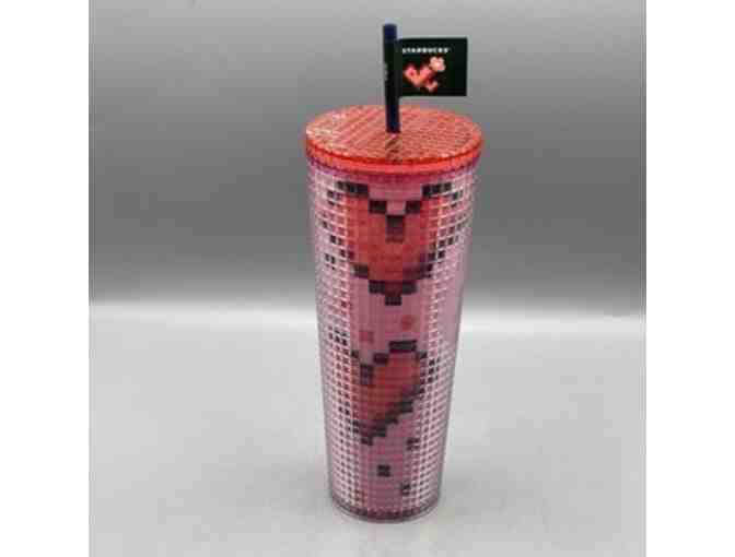 Starbucks: Pixelated Heart Venti 24 oz Cold Cup