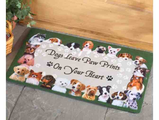 Dogs Leave Paw Prints on Your Heart Doormat