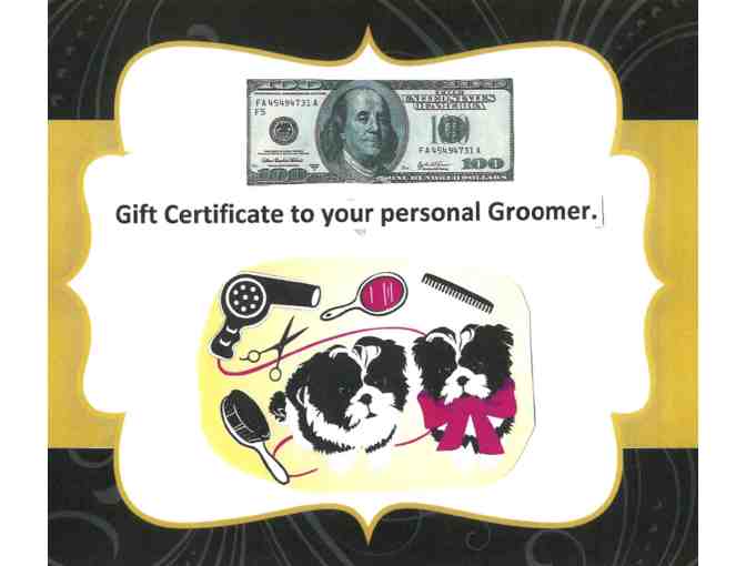 $100 Grooming Gift Certificate - your choice - Photo 1