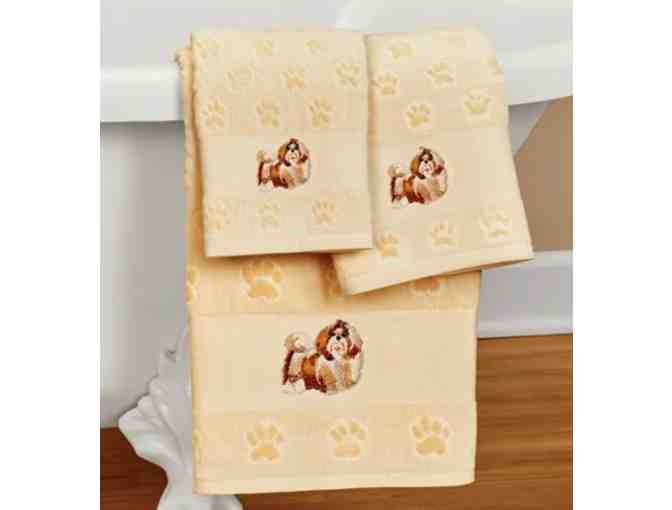 Adorable Shih Tzu 3 piece Towel set - Photo 1