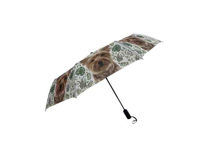 Green and Tan Yorkshire Terrier Umbrella