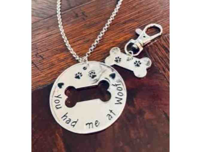 Necklace with matching dog collar charm