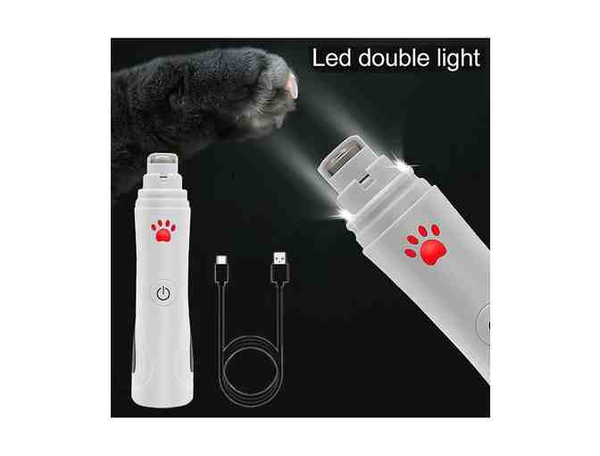 Cordless Pet Nail File - with LED Lights