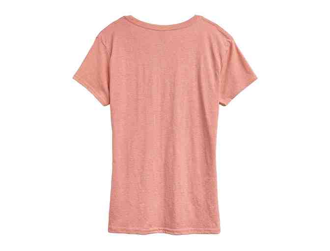 Women's Desert Pink 'Dog Mom' Paw Print Graphic Tee 2XL 14-16