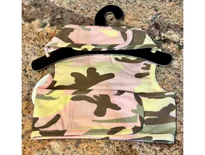 Pastel Camo Walking Vest and Leash - size M