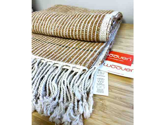 Handwoven Throw courtesy of Wooven