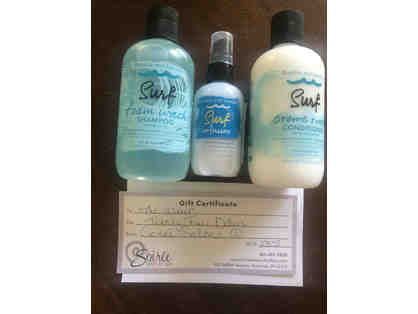 $50 Gift Certificate to Soiree Salon & Spa plus salon items valued at $88