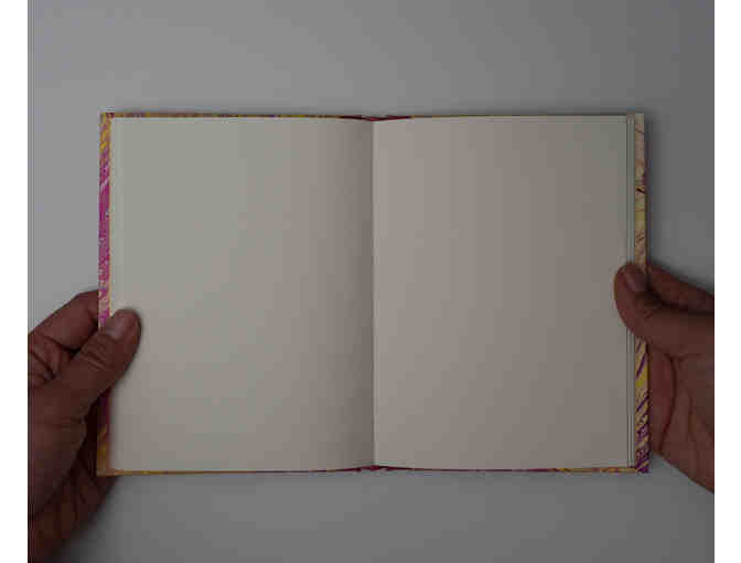 Handmade Marbled Casebound Book