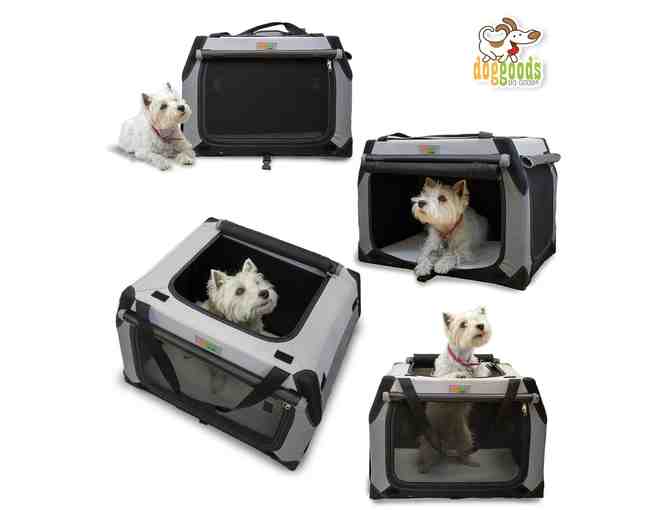 The Foldable Travel Dog Crate by DogGoods - Size L