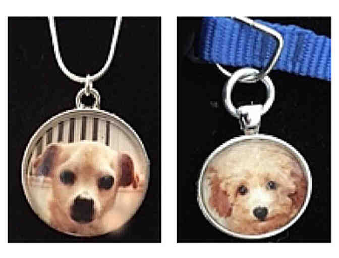 Personalized Charm with Your Pet's Picture Inside - Silver