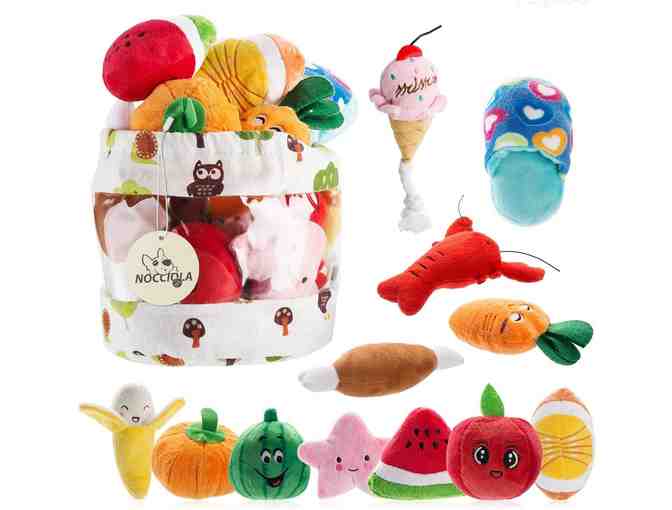 Set of 12 Squeaky Toys