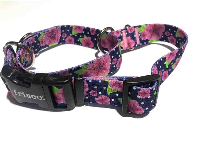 Pretty Floral Martingale Collar for Med Dog