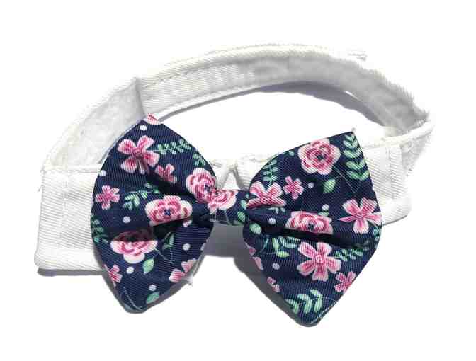 Floral Bow w/Collar for Sm Dog
