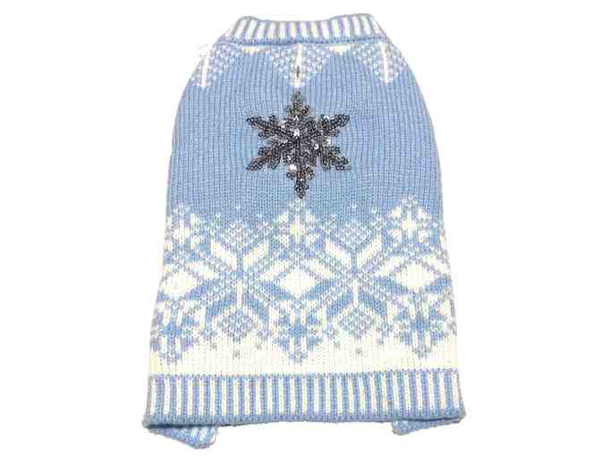 Baby Blue Christmas Sweater (size xs)