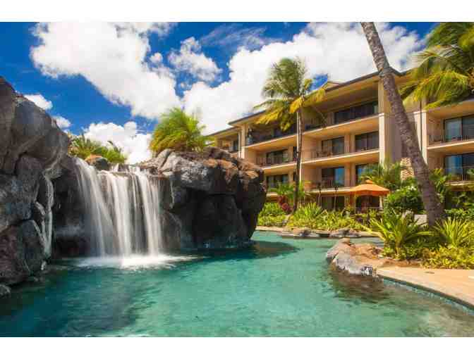 1-Day Pool Side Cabana for 6 people & $100 GC to Holoholo Grill at Koloa Landing Resort