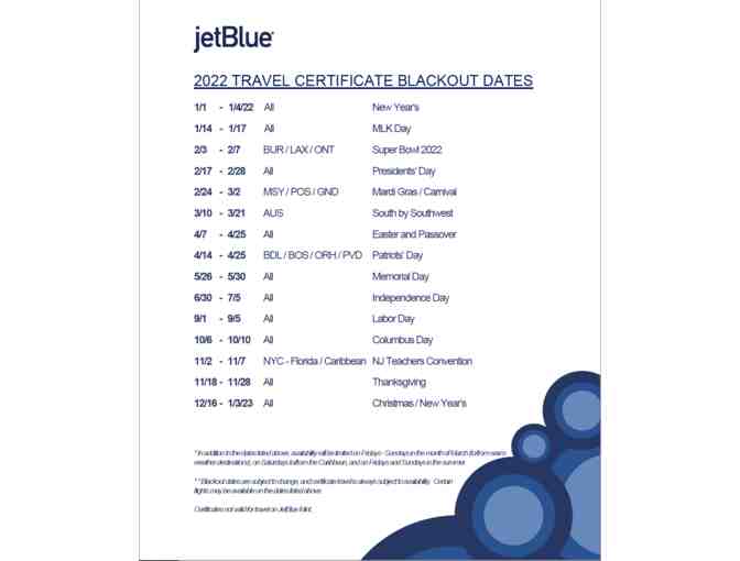 Two Roundtrip Tickets on JetBlue - Any City to Any City!