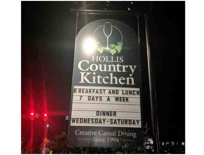 $15 Gift Certificate to Hollis Country Kitchen (A)