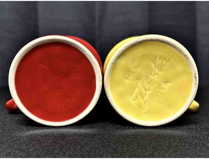 Red and Yellow Mug Set