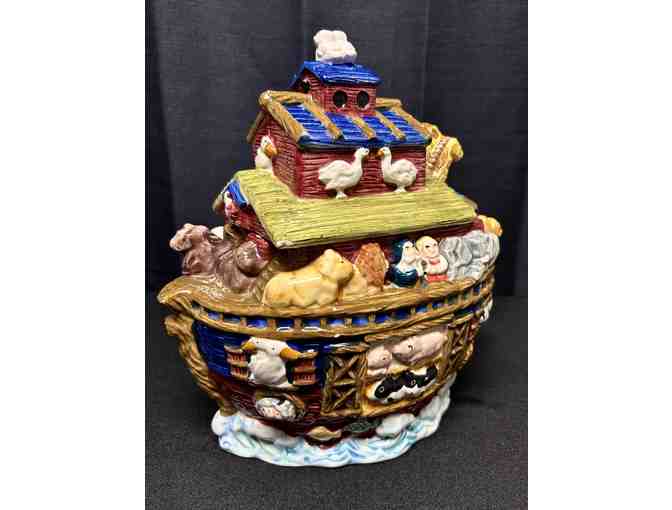 Noah's Art Cookie Jar with Assortment of Crumbl Cookies