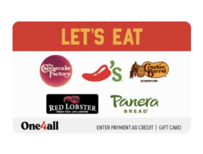 $25 Lets Eat Gift Card 5 restaurant choices - Photo 1