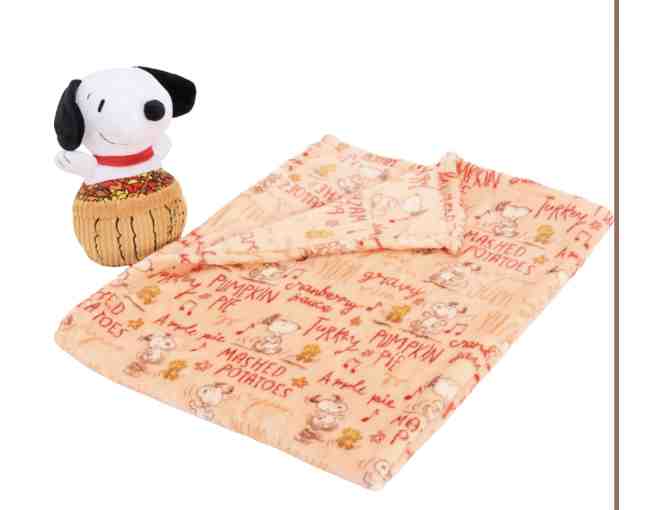 Peanuts Snoopy Fall Printed Dog Blanket and Toy Set - Photo 2