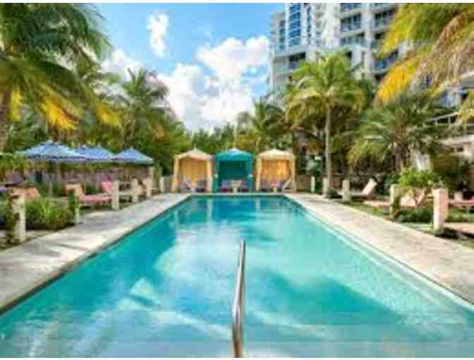 2 nights at the Confidante on South Beach