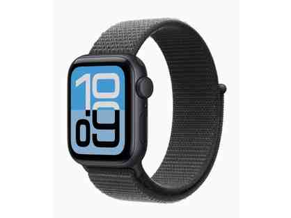 APPLE WATCH: SE 3 GPS, 40mm Midnight Aluminum Case with Dark Gray Sport Loop