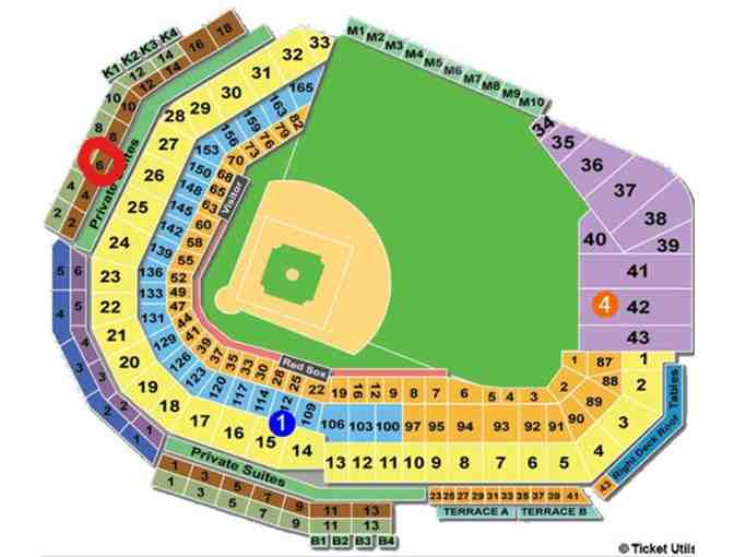 April 1st Boston Red Sox Game Tickets (4) - State Street Pavilion - Photo 3
