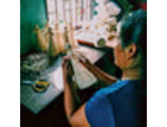 Sinamay Tree Topper Angel