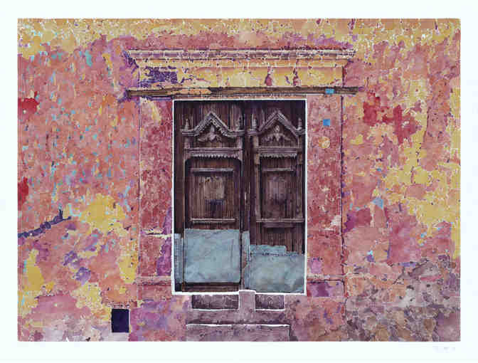'Adobe Wall, Oaxaca' by Jeffrey Becom