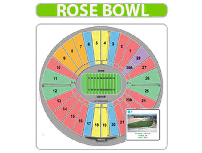 PRICELESS!! Two 50-Yard Line Tickets to the 2023 Rose Bowl Game on January 2nd - Photo 4