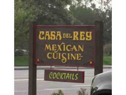 $25 Gift Certificate to Casa Del Rey Restaurant