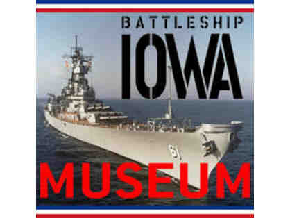 2 Admission Passes to Battleship Iowa Museum