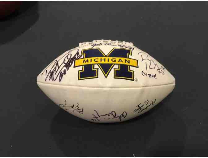 Anthony Carter, Braylon Edwards, David Terrell and more. M receivers autographed football