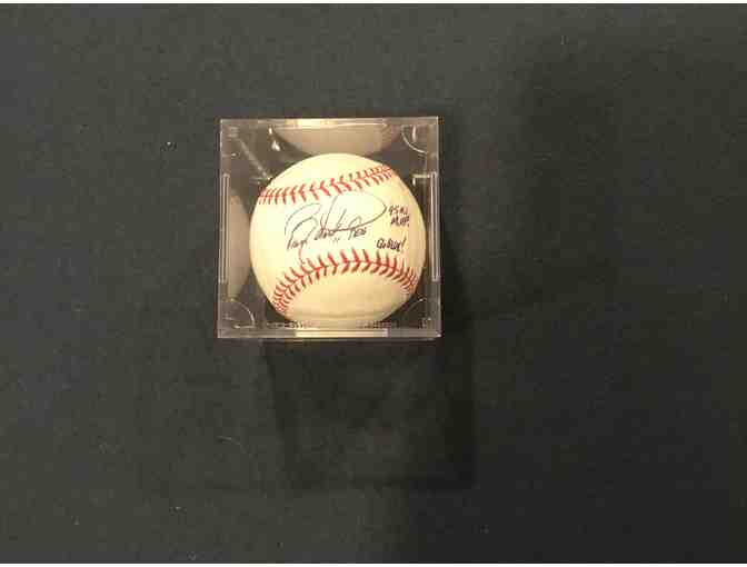Barry Larkin autographed baseball
