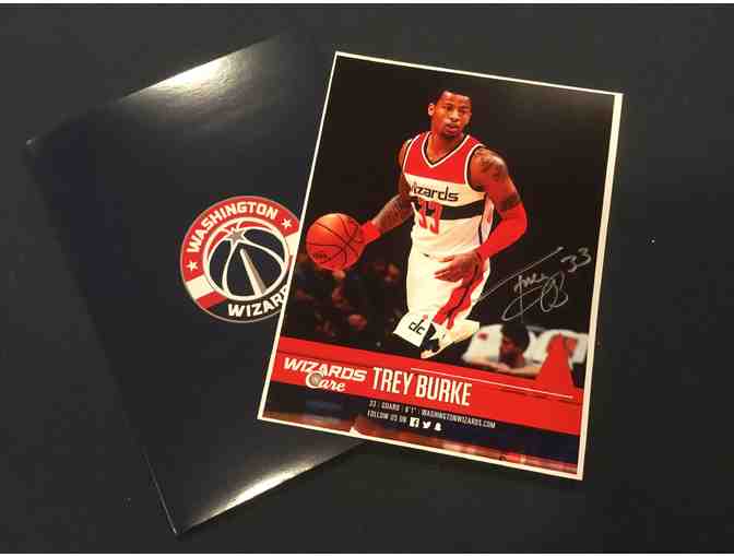 Trey Burke autographed Washington Wizards 8x10 photo