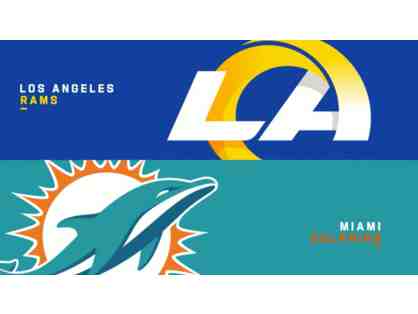 Score Big with 4 VIP Monday Night Football Tickets - Miami Dolphins vs. Los Angeles Rams!