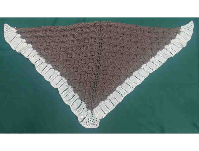 Hand-knit Shawl from the Yankee Lady