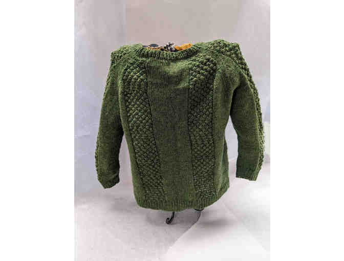 Green Woolen Cardigan