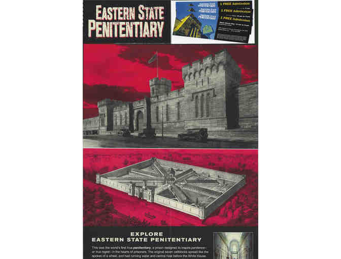 Eastern State Penitentiary - 3-pack of admission tickets