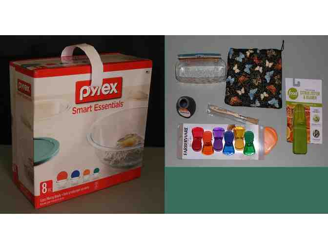 Pyrex Smart Essential Glass Mixing Bowls with Lids