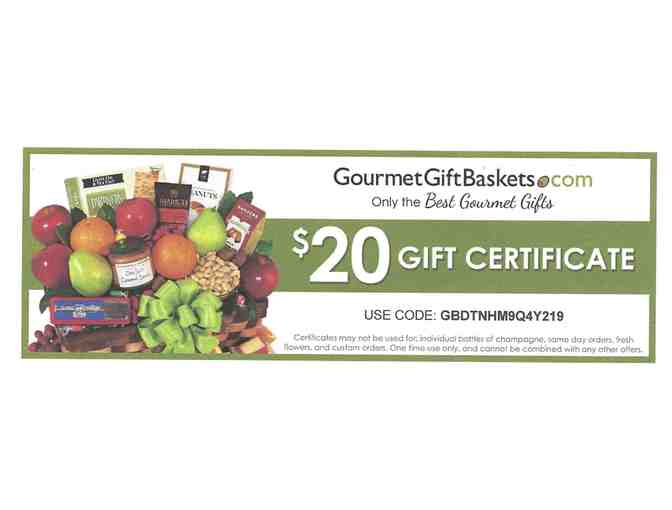 $20 Gift Certificate from GourmetGiftBaskets.com