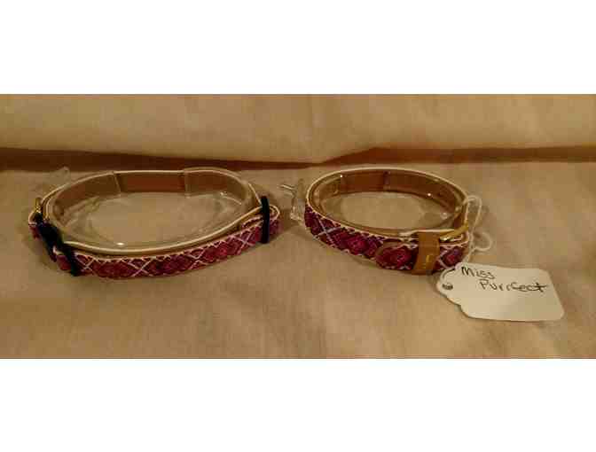 'Friendship Collar' Bracelet and Pet Collar in Mauve - 'Miss Perfect'