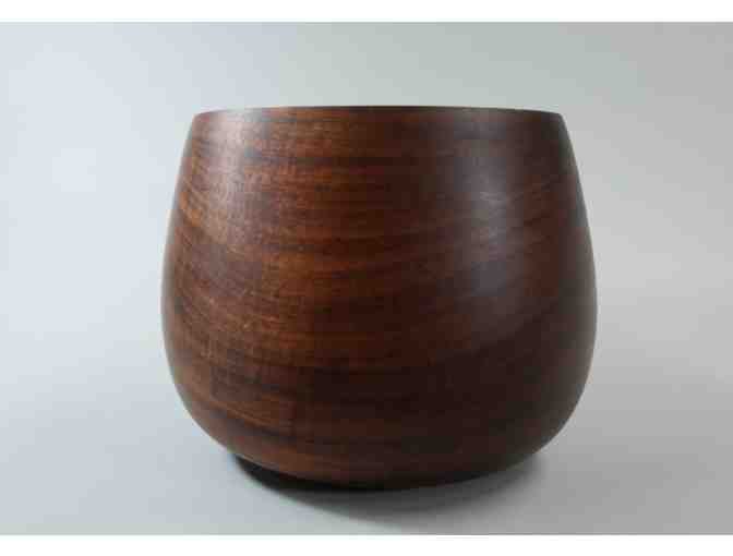 Koa Wood Bowl by Russ Johnson 8" high, 10" diameter - Photo 3